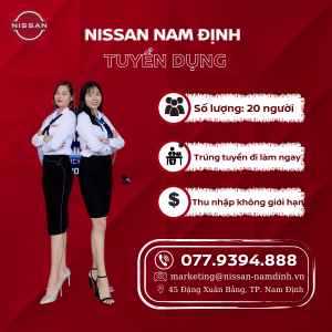 Nissan Nam Định tuyển dụng